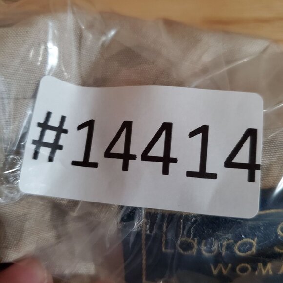 Laura Scott Jacket Women 18W Tan Classic Linen Blend Single-Breasted Blazer - Picture 8 of 8